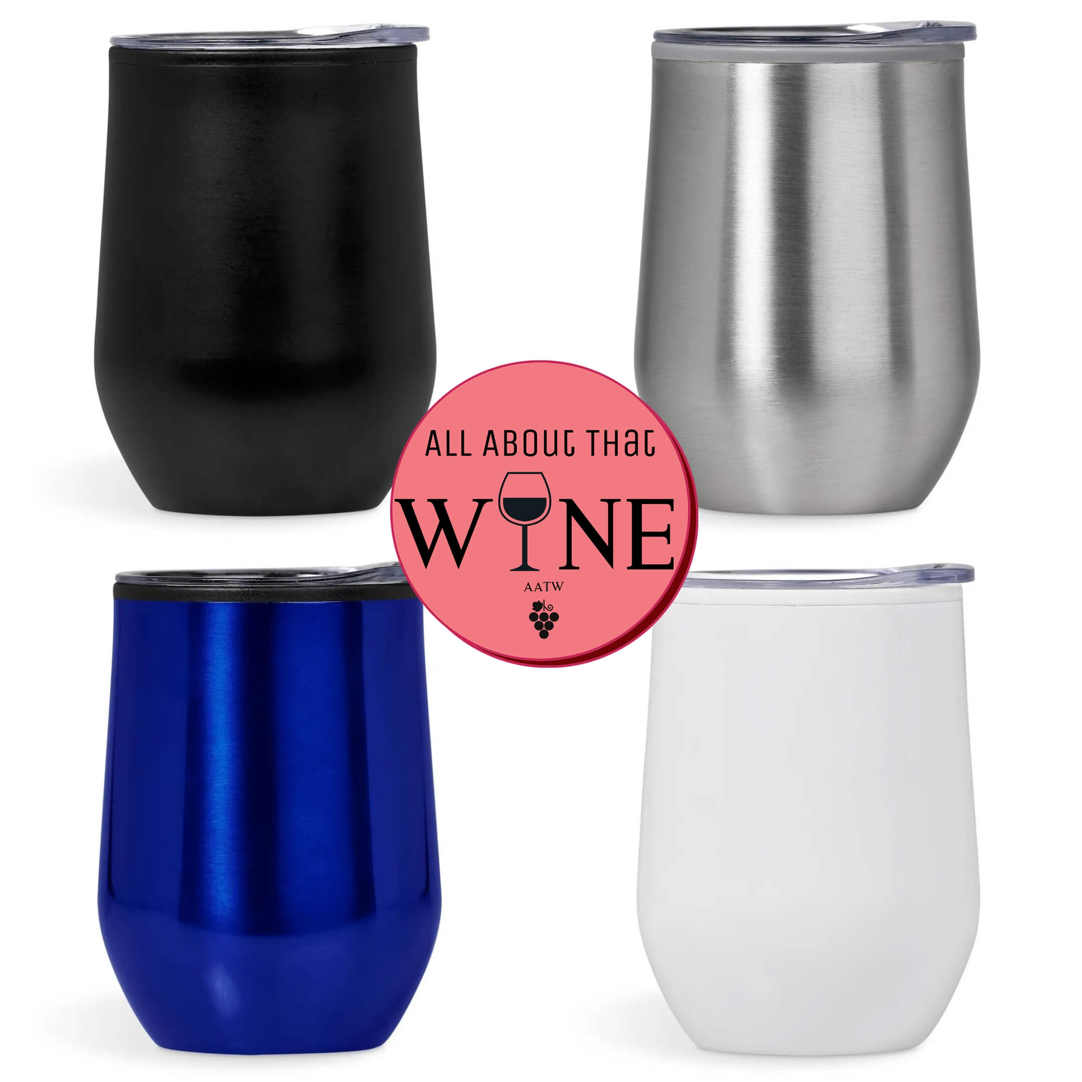 Double-wall tumbler With Custom/Personalized Design – All About That Wine